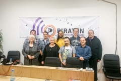 Abends die politische Diskussion mit den Piraten in Berlin
